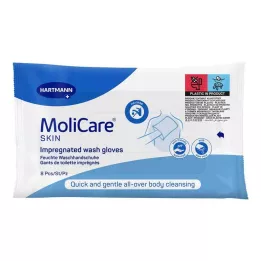 MOLICARE SKIN Washing gloves, 8 pcs