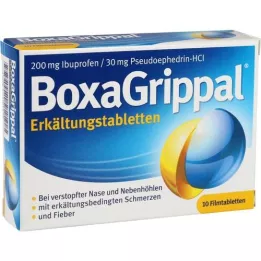 BOXAGRIPPAL Cold tablets 200 mg/30 mg FTA, 10 pcs