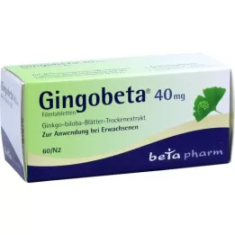 GINGOBETA 40 mg film-coated tablets, 60 pcs