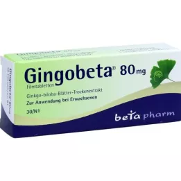 GINGOBETA 80 mg film-coated tablets, 30 pcs