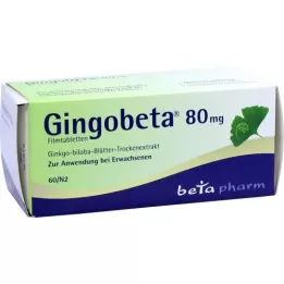 GINGOBETA 80 mg film-coated tablets, 60 pcs