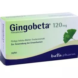 GINGOBETA 120 mg film-coated tablets, 30 pcs