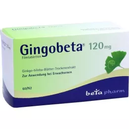 GINGOBETA 120 mg film-coated tablets, 60 pcs