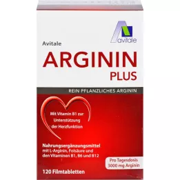 ARGININ PLUS Vitamin B1+B6+B12+folic acid film-coated tablets, 120 pcs