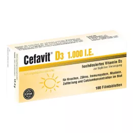 CEFAVIT D3 1,000 I.U. film-coated tablets, 100 pcs