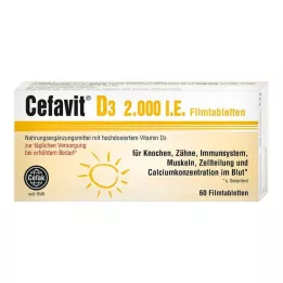 CEFAVIT D3 2,000 I.U. film-coated tablets, 60 pcs