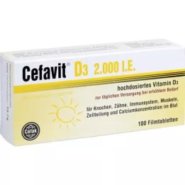 CEFAVIT D3 2,000 I.U. film-coated tablets, 100 pcs