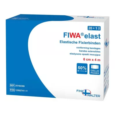 FIXIERBINDE elastic 8 cmx4 m cellophane, 1 pc