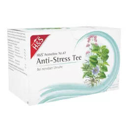 H&amp;S Anti-Stress Tea Filter Bag, 20X2.0 g