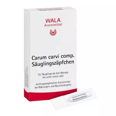 CARUM CARVI comp.infant suppositories, 10X1 g
