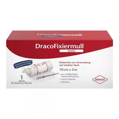 Draco fixation gauze stretch 10 cmx2 m, 1 pc