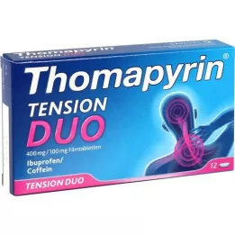 THOMAPYRIN TENSION DUO 400 mg/100 mg film-coated tablets, 12 pcs