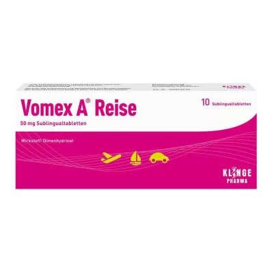 VOMEX A Reise 50 mg Sublingual Tablets, 10 pcs