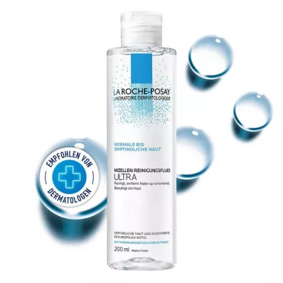 La Roche-Posay Micellar Cleansing Fluid Ultra for sensitive skin, 200 ml