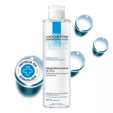 La Roche-Posay Micellar Cleansing Fluid Ultra for sensitive skin, 400 ml La Roche-Posay Micellar Cleansing Fluid Ultra for sensitive skin, 400 ml