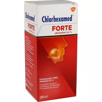 CHLORHEXAMED FORTE alcohol-free 0.2% solution, 300 ml