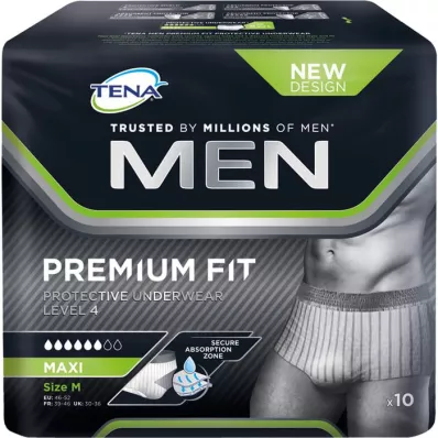 TENA MEN Level 4 Premium Fit Prot.Underwear M, 12 pcs