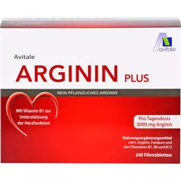 ARGININ PLUS Vitamin B1+B6+B12+folic acid film-coated tablets, 240 pcs