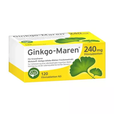 GINKGO-MAREN 240 mg film-coated tablets, 120 pcs