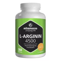 L-ARGININ HOCHDOSIERT 4,500 mg capsules, 360 pcs