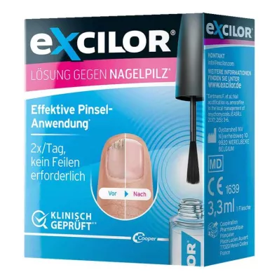 EXCILOR Solution against nail fungus, 1X3.3 ml EXCILOR Solution against nail fungus, 1X3.3 ml