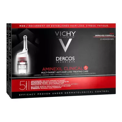 VICHY AMINEXIL Clinical 5 for men, 21X6 ml VICHY AMINEXIL Clinical 5 for men, 21X6 ml