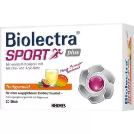 BIOLECTRA Sport Plus granulated drink, 20X7.5 g