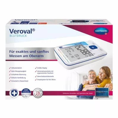 VEROVAL Upper arm blood pressure monitor, 1 pc