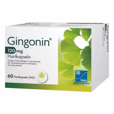 GINGONIN 120 mg hard capsules, 60 pcs