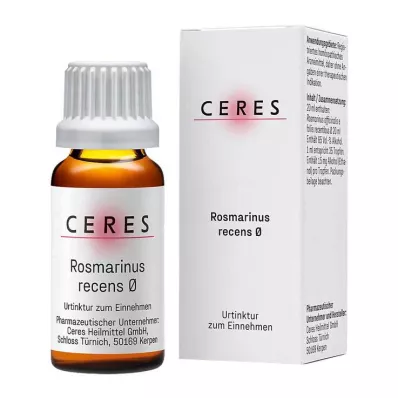 CERES Rosmarinus recens mother tincture, 20 ml CERES Rosmarinus recens mother tincture, 20 ml