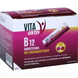 VITA AKTIV B12 Direct Sticks with Protein Building Blocks, 60 pcs