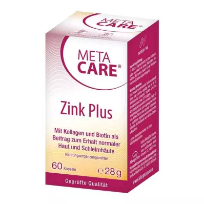 Meta Care Zinc + Capsules, 60 pcs Meta Care Zinc + Capsules, 60 pcs