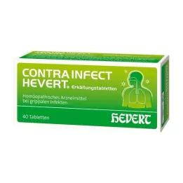 CONTRAINFECT Hevert cold tablets, 40 pcs