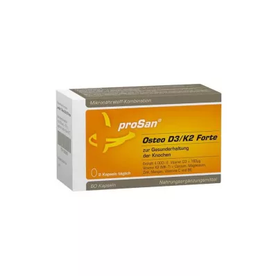 PROSAN Osteo D3/K2 Forte Capsules, 60 pcs PROSAN Osteo D3/K2 Forte Capsules, 60 pcs