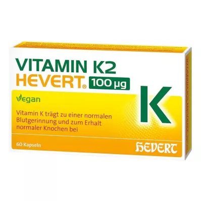 Vitamin K2 Hevert 100 µg capsules, 60 pcs