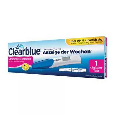 CLEARBLUE Pregnancy test with week determination, 1 pc CLEARBLUE Pregnancy test with week determination, 1 pc