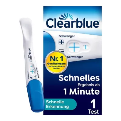 CLEARBLUE Pregnancy test rapid detection, 1 pc CLEARBLUE Pregnancy test rapid detection, 1 pc