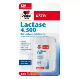 DOPPELHERZ Lactase 4,500 tablets, 120 pcs