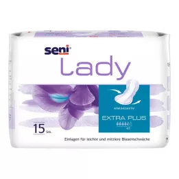 SENI Lady incontinence pad extra plus, 15 pcs