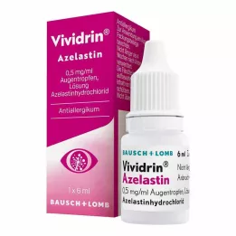 VIVIDRIN Azelastine 0.5 mg/ml eye drops, 6 ml