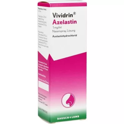 VIVIDRIN Azelastine 1 mg/ml nasal spray solution, 10 ml
