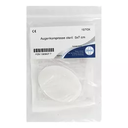AUGENKOMPRESSE 50x70 mm sterile for first aid box, 1 pc