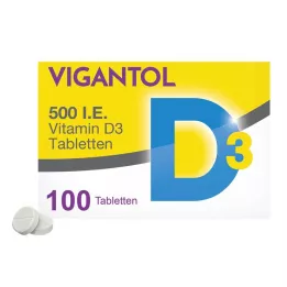 VIGANTOL 500 I.U. vitamin D3 tablets, 100 pcs