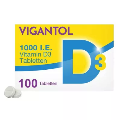 Vigantol 1,000 IU vitamin D3 tablets, 100 pcs