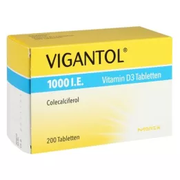 [1,000 i.U. vitamin D3 tablets, 200 pcs
