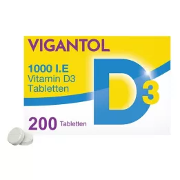 [1,000 i.U. vitamin D3 tablets, 200 pcs