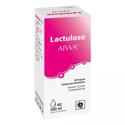 Lactulose AIWA 670 mg/ml oral solution, 500 ml Lactulose AIWA 670 mg/ml oral solution, 500 ml