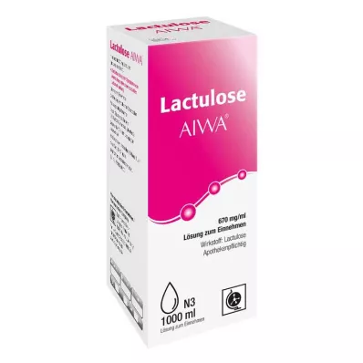 LACTULOSE AIWA 670 mg/ml Oral solution, 1000 ml