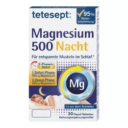 TETESEPT Magnesium 500 Night Tablets, 30 pcs