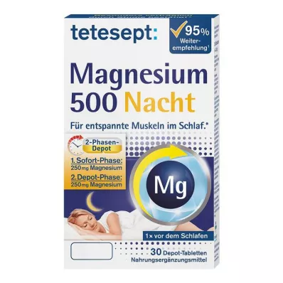 TETESEPT Magnesium 500 Night Tablets, 30 pcs TETESEPT Magnesium 500 Night Tablets, 30 pcs